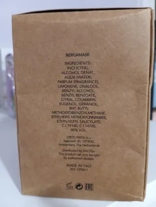 Perfume Bergamask