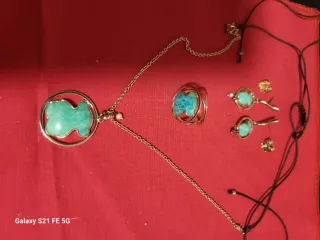 Conjunto Tous Collar y Pulsera Plata Perla