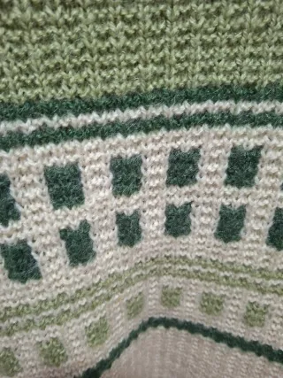 Vestido de lana hecho a mano