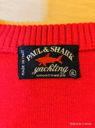 Maglione Paul & Shark Rosso Uomo