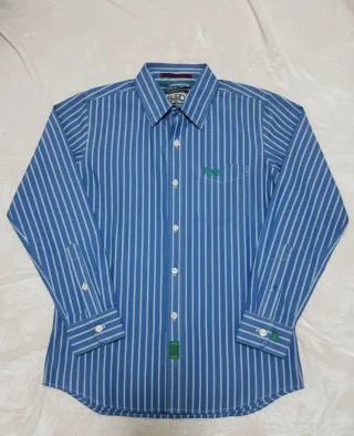 Superdry Camicia Uomo a Righe Blu – Taglia S