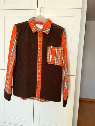 Camisa Adidas x Burton Marrón Naranja