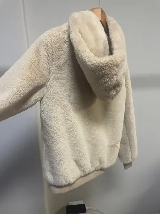 Chaqueta pelo capucha Springfield beige