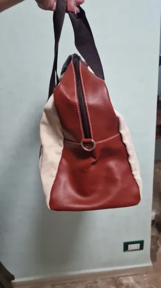 Borsa Camel con stampa cammello