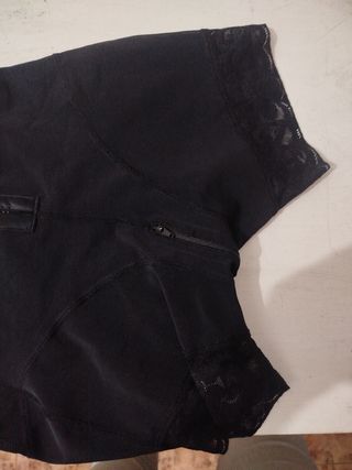 Faja reductora negra con cierre