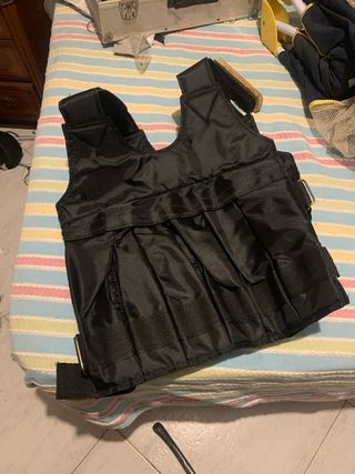 Chaleco de peso negro