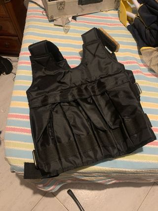 Chaleco de peso negro