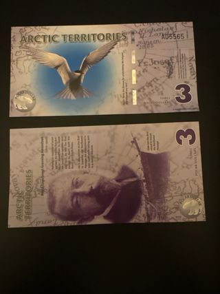 3 Dollari Polari Territori Artici