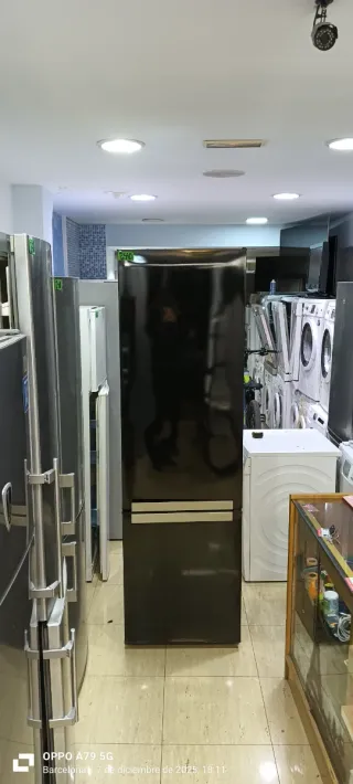 Nevera Combi Negra FAGOR no Frost energía A+