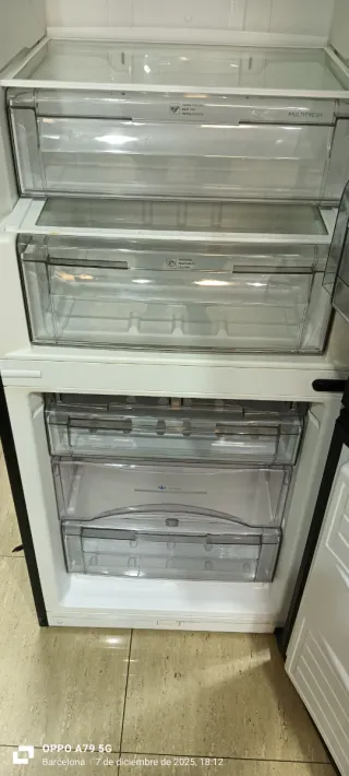 Nevera Combi Negra FAGOR no Frost energía A+