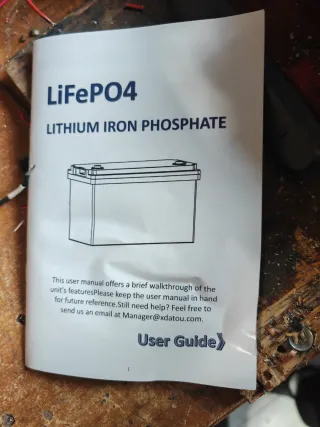 Batteria Litio 100Ah 12.8V LiFePO4 MFUZOP nuova