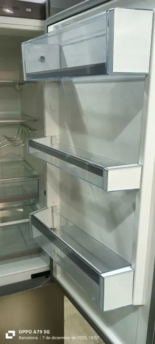 NEVERA COMBI BOSCH NO FROST ENERGÍA A+