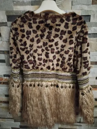 Abrigo SINTY estampado leopardo