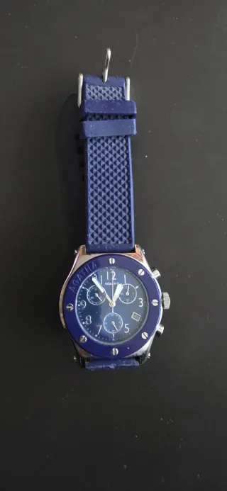 Reloj Agatha Azul y Plateado