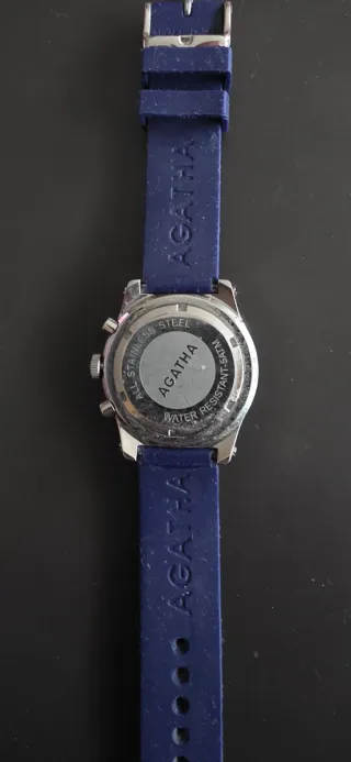 Reloj Agatha Azul y Plateado