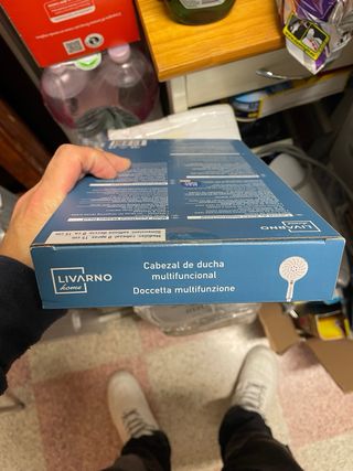 Soffione doccia multifunzione Livarno Home e tubo