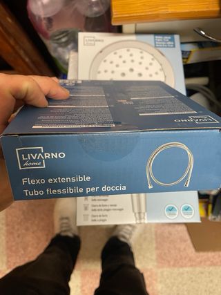 Soffione doccia multifunzione Livarno Home e tubo