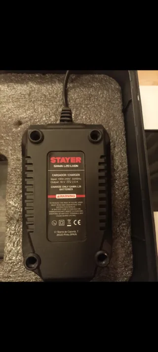 Cargador Taladro Stayer GAMA L20 Li-Ion