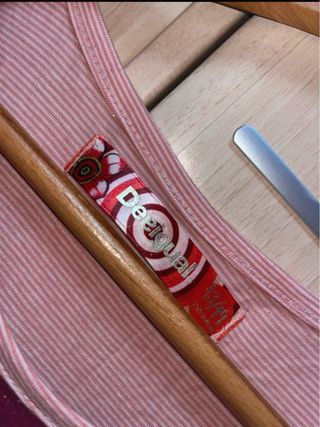 Vestido Desigual rosa con purpurina