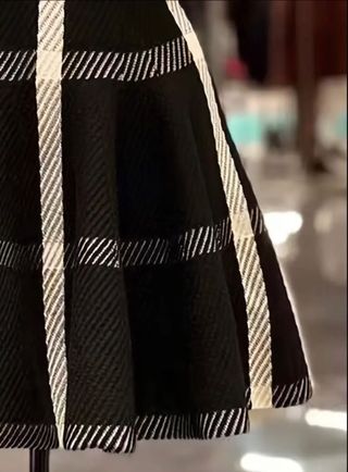 Abito a tubino fantasia a quadri