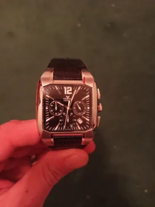 Reloj Viceroy Hombre Negro/Plata