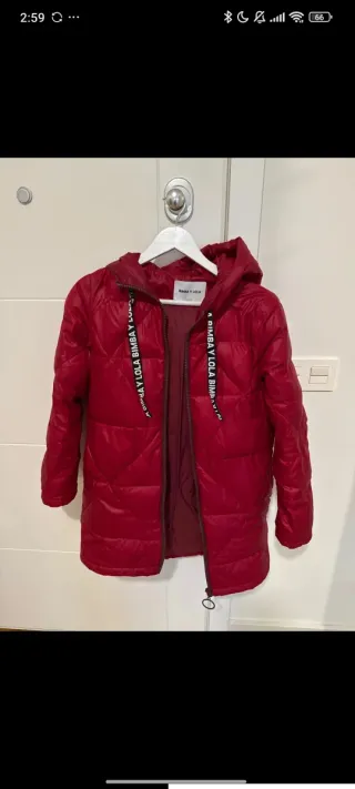 Plumífero Bimba y Lola Rojo Talla XS