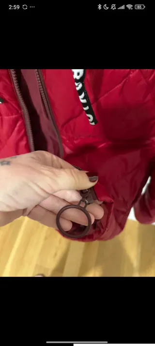 Plumífero Bimba y Lola Rojo Talla XS