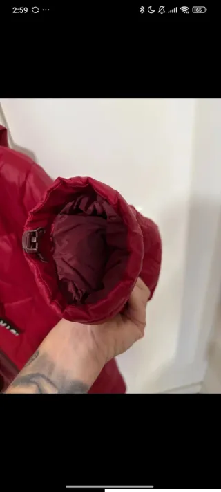 Plumífero Bimba y Lola Rojo Talla XS