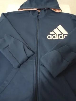 Sudadera Adidas Azul y Rosa Mujer