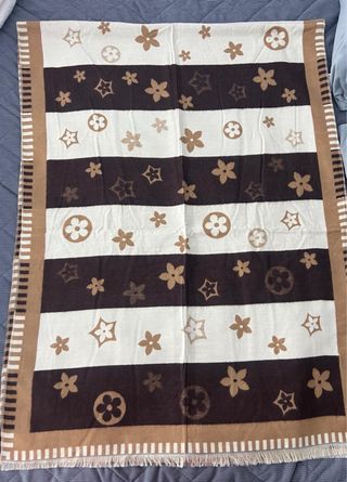 Bufanda  Beige y Marrón