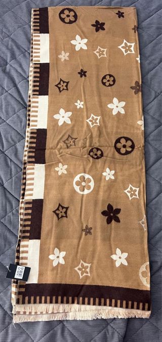 Bufanda  Beige y Marrón