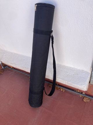 Porta planos negro con correa