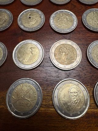 Lote 33 Monedas 2€ Conmemorativas Italia