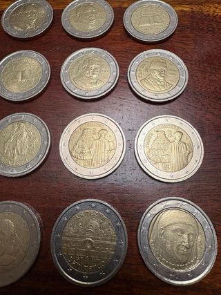Lote 33 Monedas 2€ Conmemorativas Italia