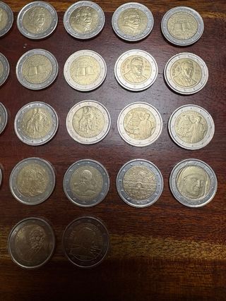 Lote 33 Monedas 2€ Conmemorativas Italia