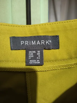 Pantalón Palazzo Amarillo Primark