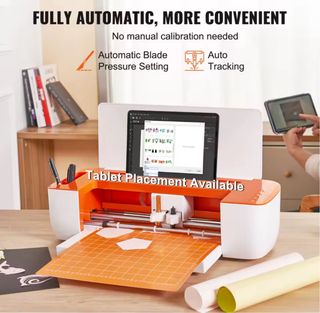 Plotter stile Cricut Maker 3 Arancione/Bianco