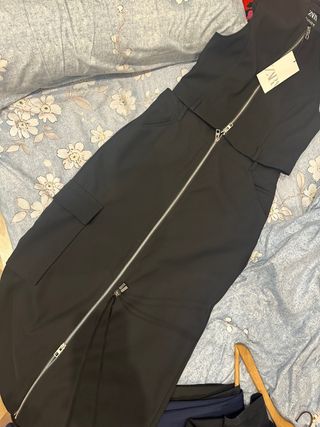 Conjunto falda y top Zara negro