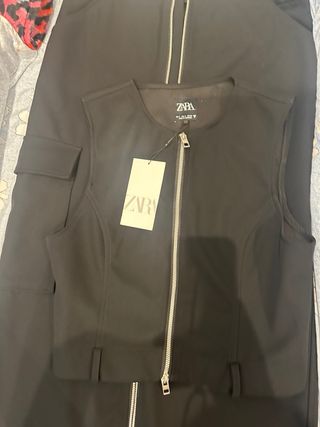 Conjunto falda y top Zara negro