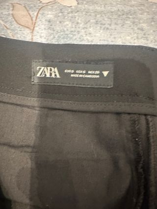 Conjunto falda y top Zara negro
