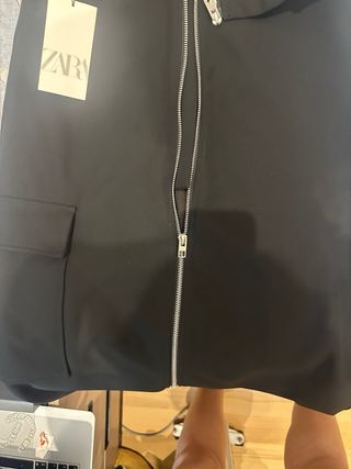 Conjunto falda y top Zara negro