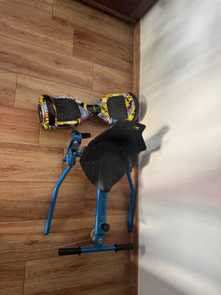 Hoverboard con asiento y ruedas