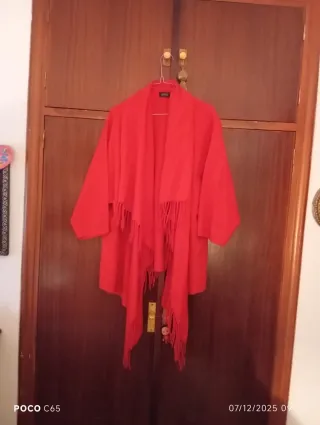 Chaqueta Mirto Roja. Lana