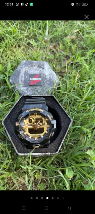 Reloj Casio G-Shock Negro y Dorado