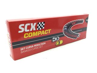 pista slot scalextric compact set curva peraltada