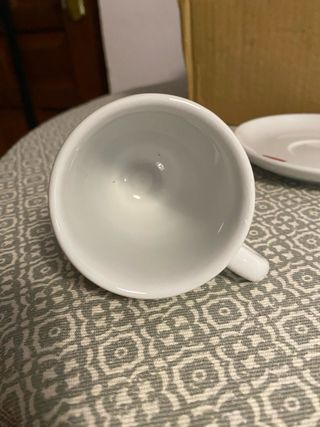 Juego 6 Tazas y Platos Delta Cafes