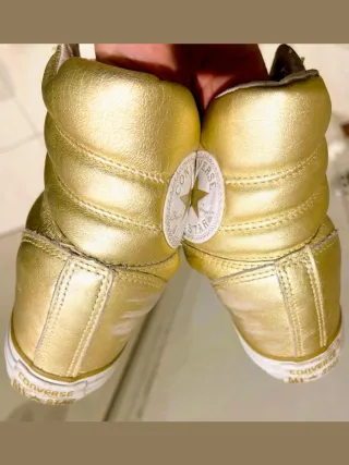 Converse Edición Limitada Talla 39 Doradas