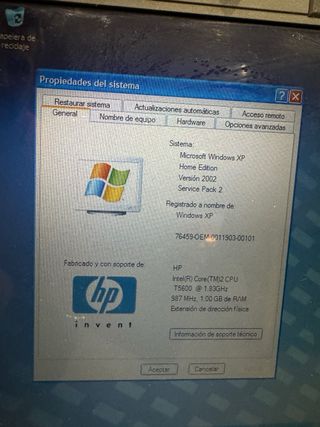 Ordenador Portatil HP Compaq NX9420 17" Win XP