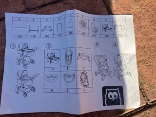 Carrello per bambole 3 in 1 rosa