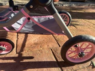 Carrello per bambole 3 in 1 rosa